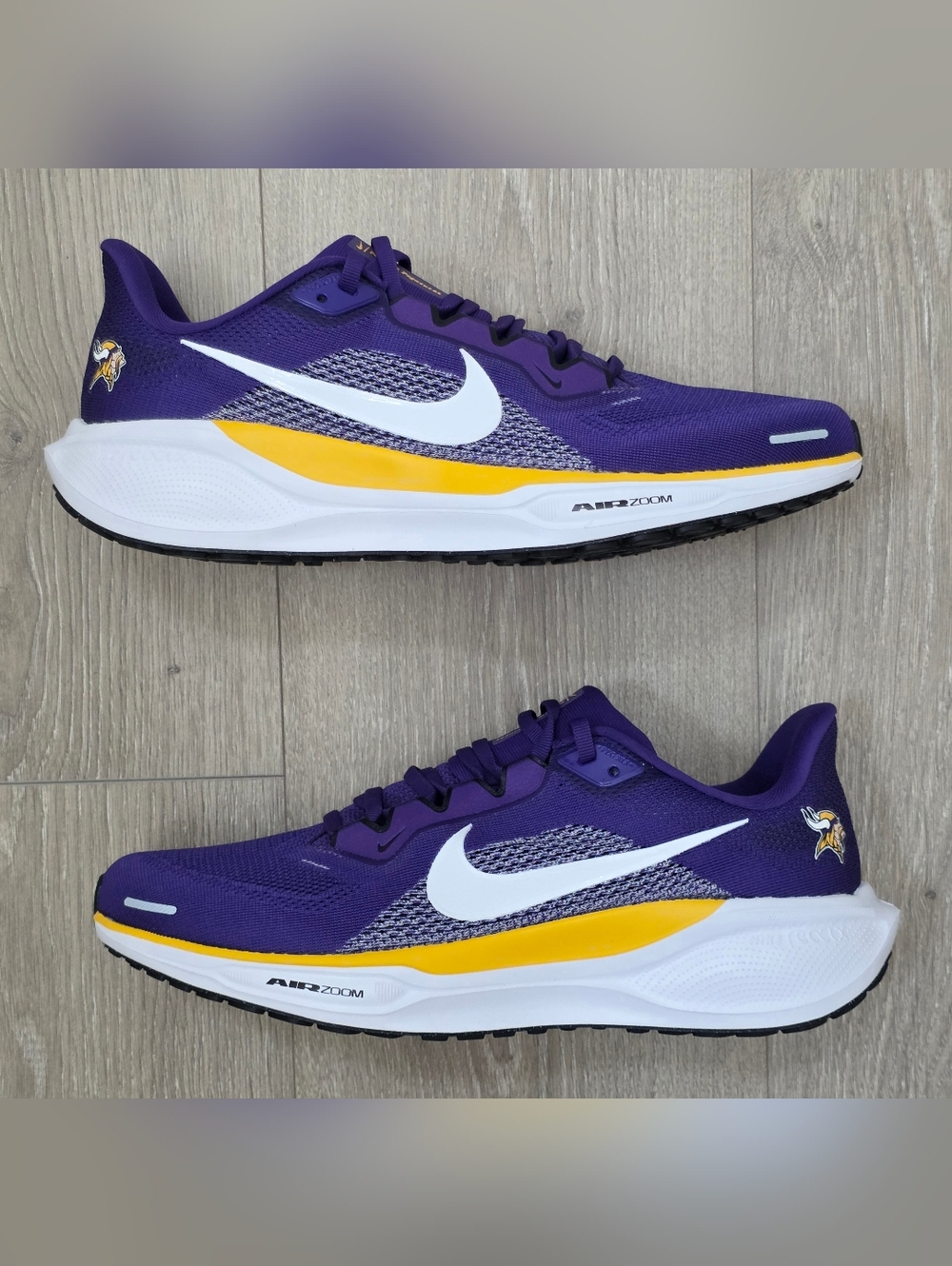 Nike X NFL Minnesota Vikings Pegasus 41 Road Running Shoe IB3188-500 Mens 9 & 11